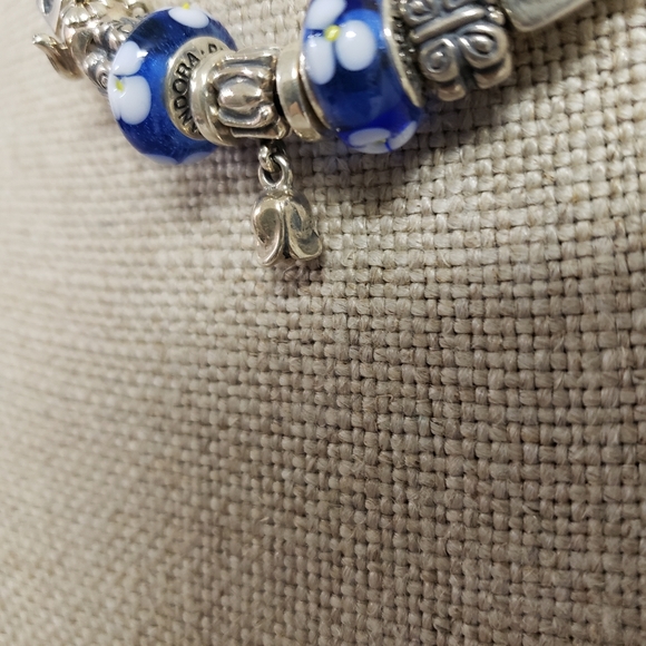 Pandora 11 spacer charm necklace 925 silver - Picture 4 of 13